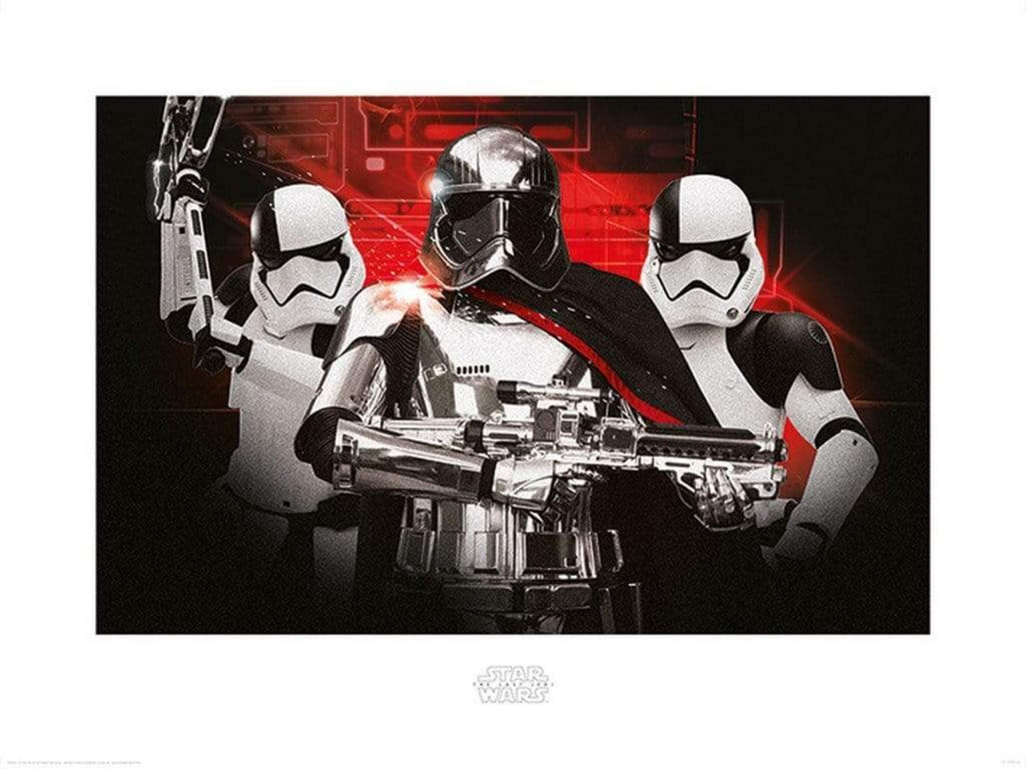 Affiche Art Star Wars The Last Jedi Stormtrooper Team 80x60cm