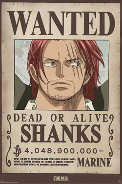 Poster One Piece - Wanted Shanks Wano 61x91,5cm
