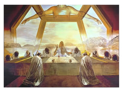 Affiche Art Salvador Dali - La Cene 80x60cm