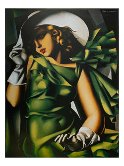 Affiche Art Tamara De Lempicka - Donna Vestita In Verde 60x80cm
