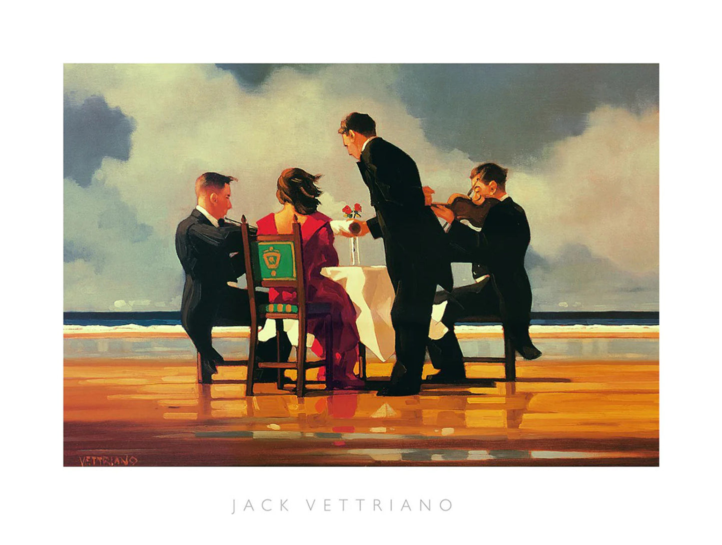 Affiche Art Jack Vettriano - Elegy for The Dead Admiral 80x60cm