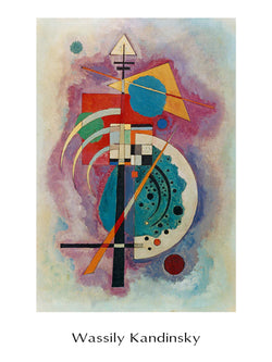 Affiche Art Wassily Kandinsky - Hommage a Grohmann 60x80cm