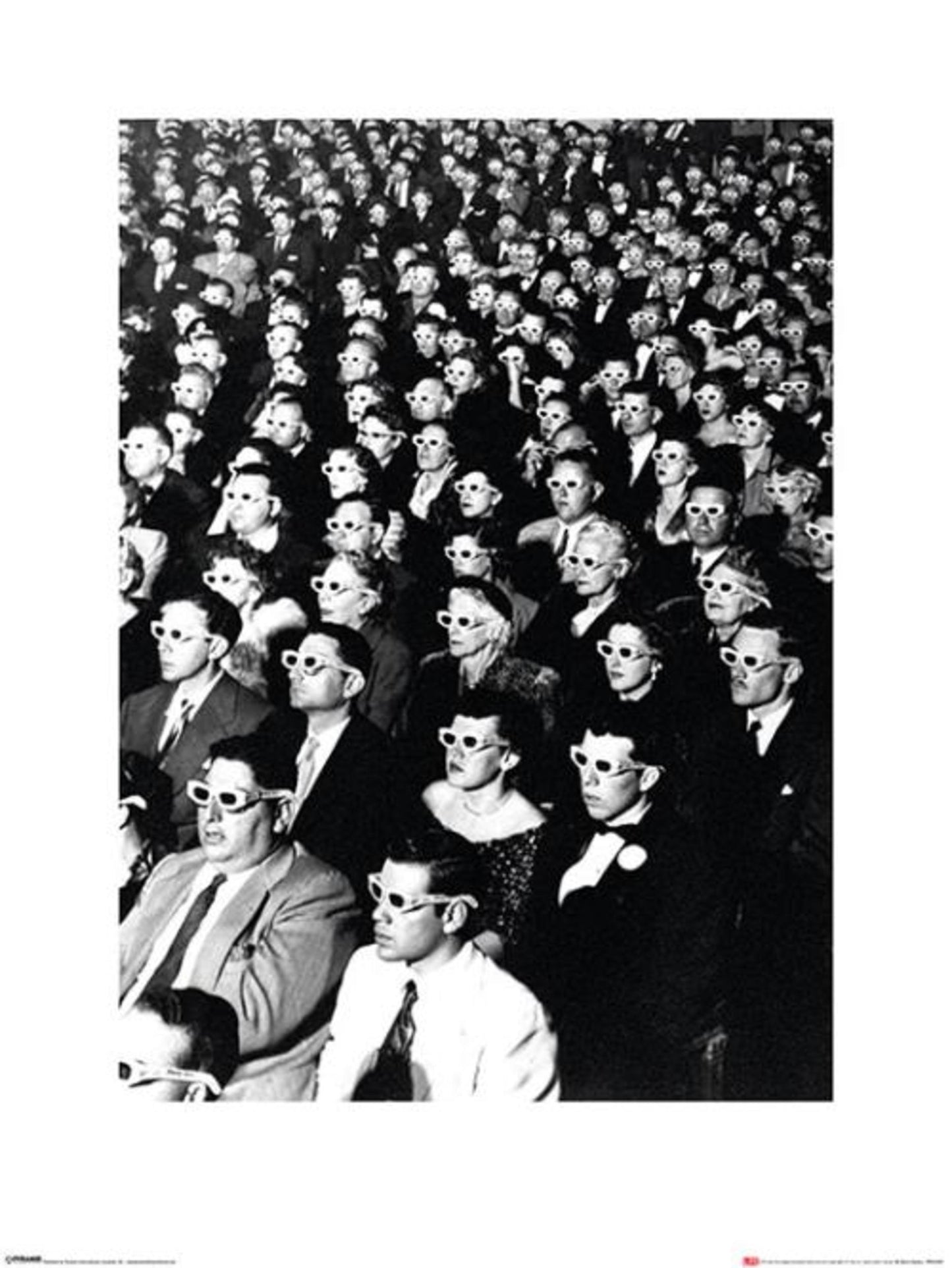 Affiche Art Time Life - 3D Movie Viewers 60x80cm