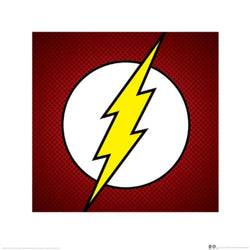 Affiche Art DC Comics - The Flash - Symbol 40x40cm