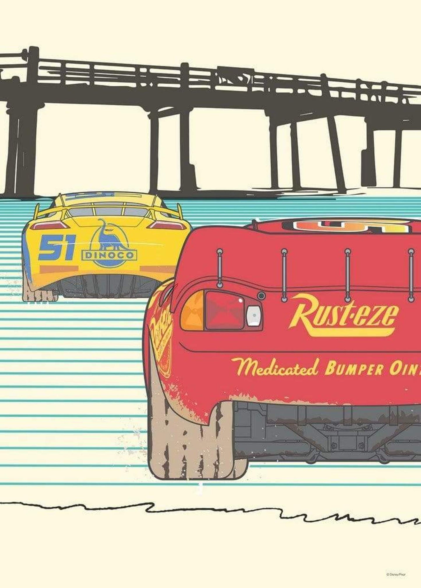 Affiche Art Cars - Strengthen Together 50x70cm