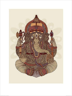 Affiche Art Valentina Ramos - Ganesha 60x80cm