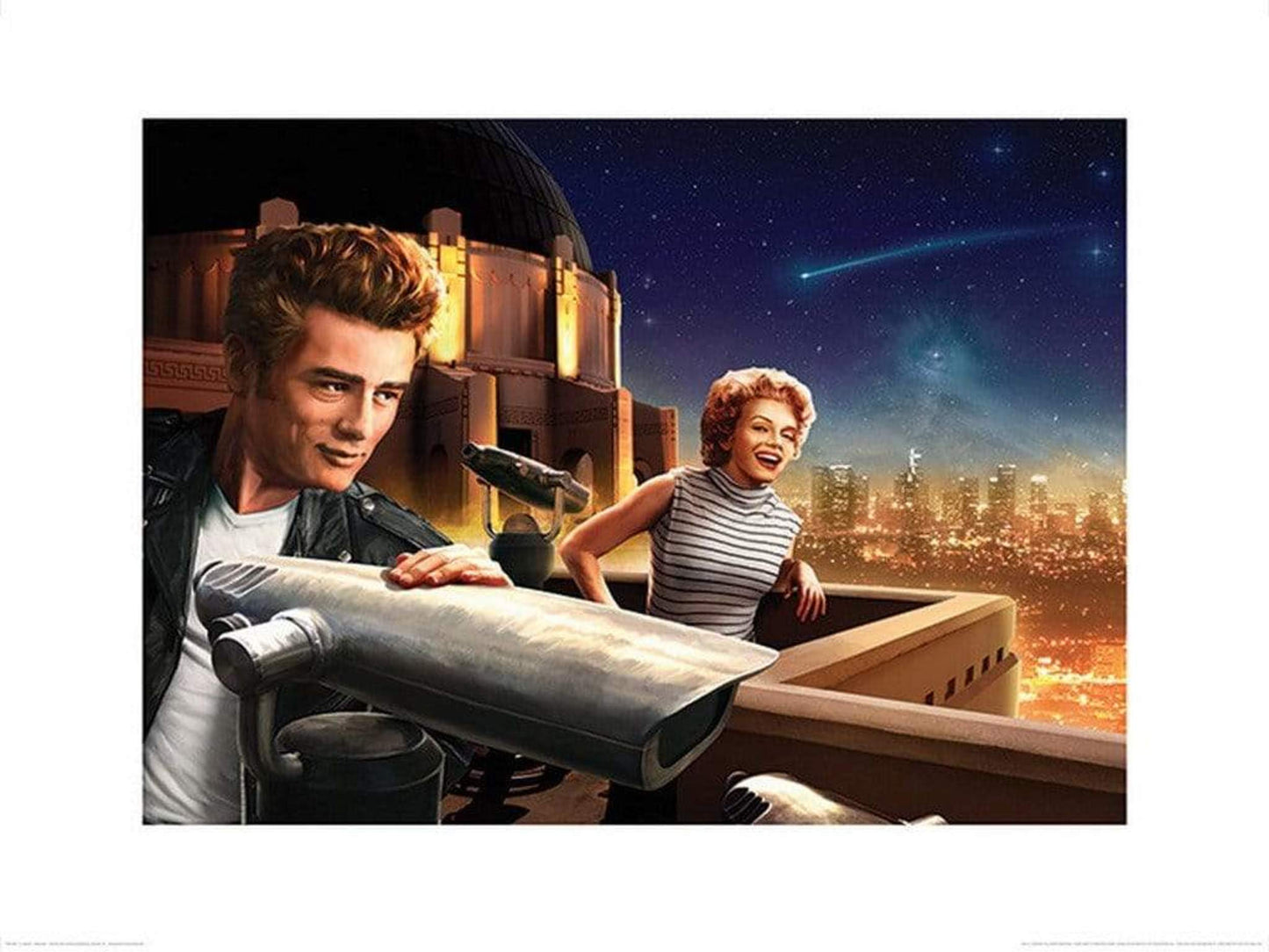 Affiche Art JJ Brando - Stargazing 80x60cm