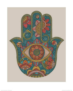 Affiche Art Valentina Ramos - Hamsa 40x50cm