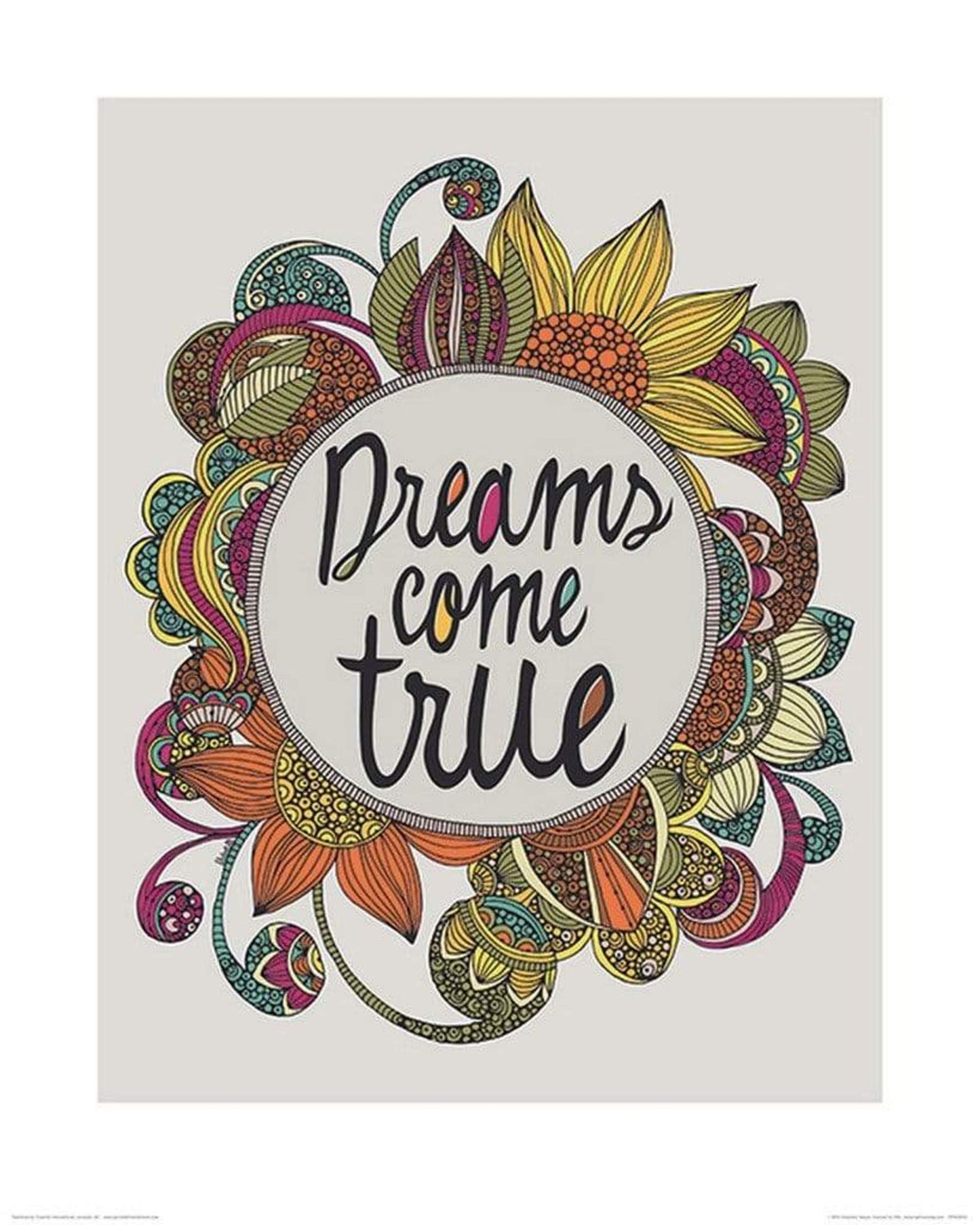 Affiche Art Valentina Ramos - Dreams Come True 40x50cm