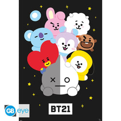 Poster BT21 - Characters 61x91,5cm