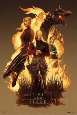 Poster House of the Dragon - Fire and Blood 61x91,5cm