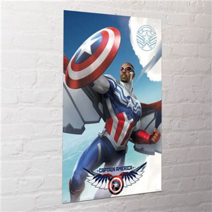 Poster Marvel - Captain America - Flying 61x91,5cm