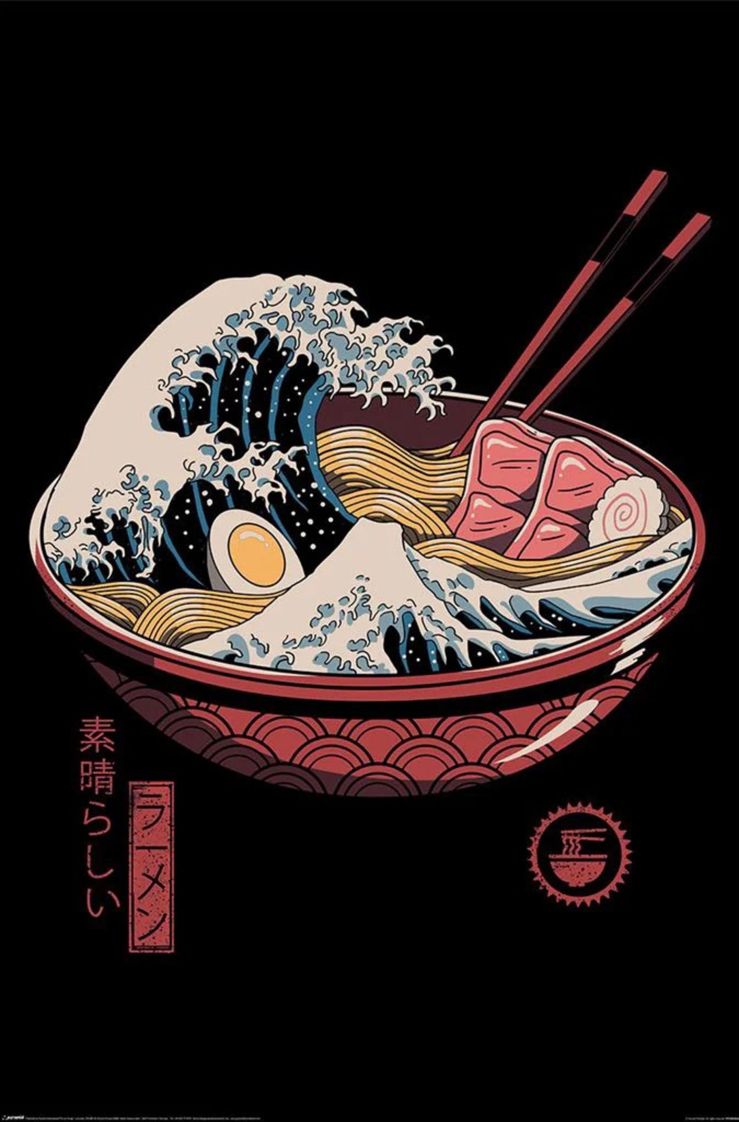 Poster Vincent Trinidad - Great Ramen Wave 61x91,5cm