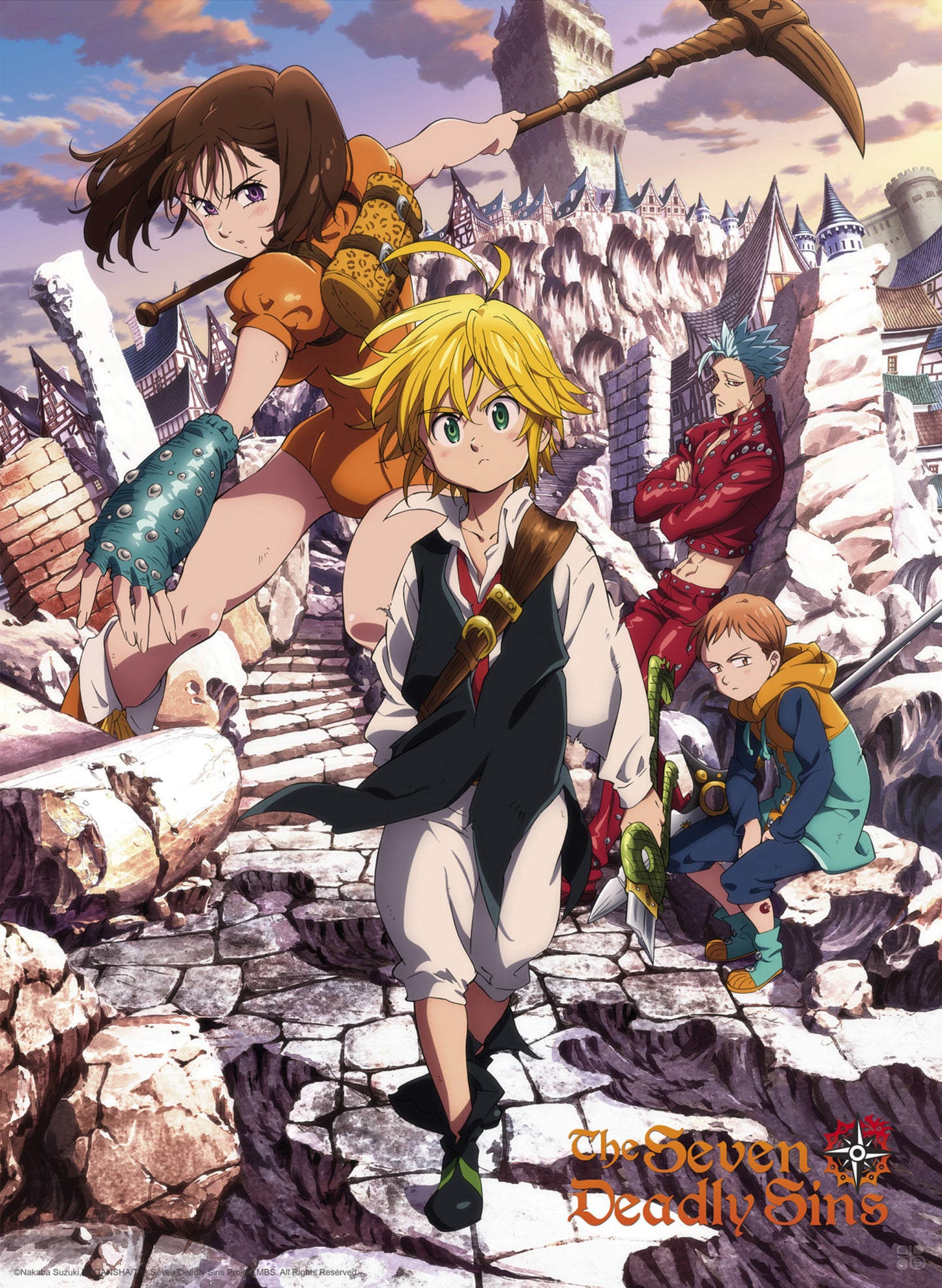Poster The Seven Deadly Sins - Sins 38x52cm