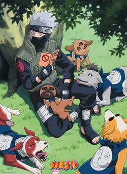 Poster Naruto - Kakashi and dogs 38x52cm