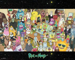 Poster Rick and Morty - Cast 50x40cm