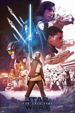 Poster Star Wars - VIII Blue Saber 61x91,5cm