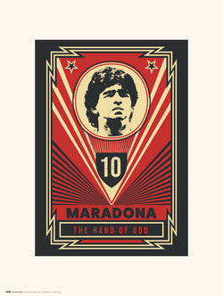Affiche Art Maradona - The Hand of God 30x40cm