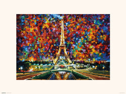 Affiche Art Paris Leonid Afremov 40x30cm
