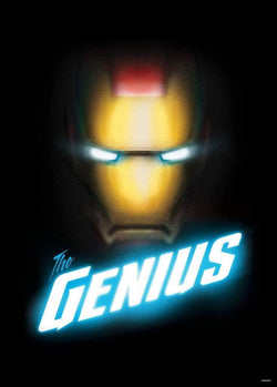 Affiche Art Avengers - The Genius 50x70cm