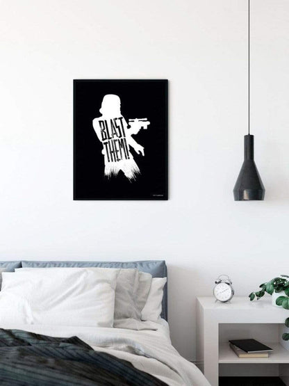 Affiche Art Star Wars - Silhouette Quotes Stormtrooper 30x40cm