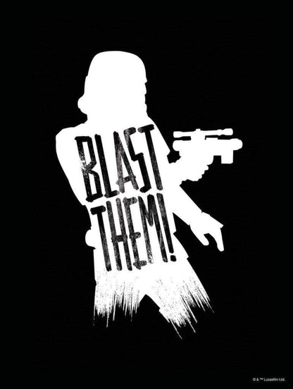 Affiche Art Star Wars - Silhouette Quotes Stormtrooper 30x40cm