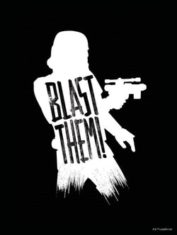 Affiche Art Star Wars - Silhouette Quotes Stormtrooper 30x40cm