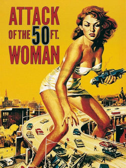 Affiche Art Liby - Attack of the 50FT. Woman 60x80cm