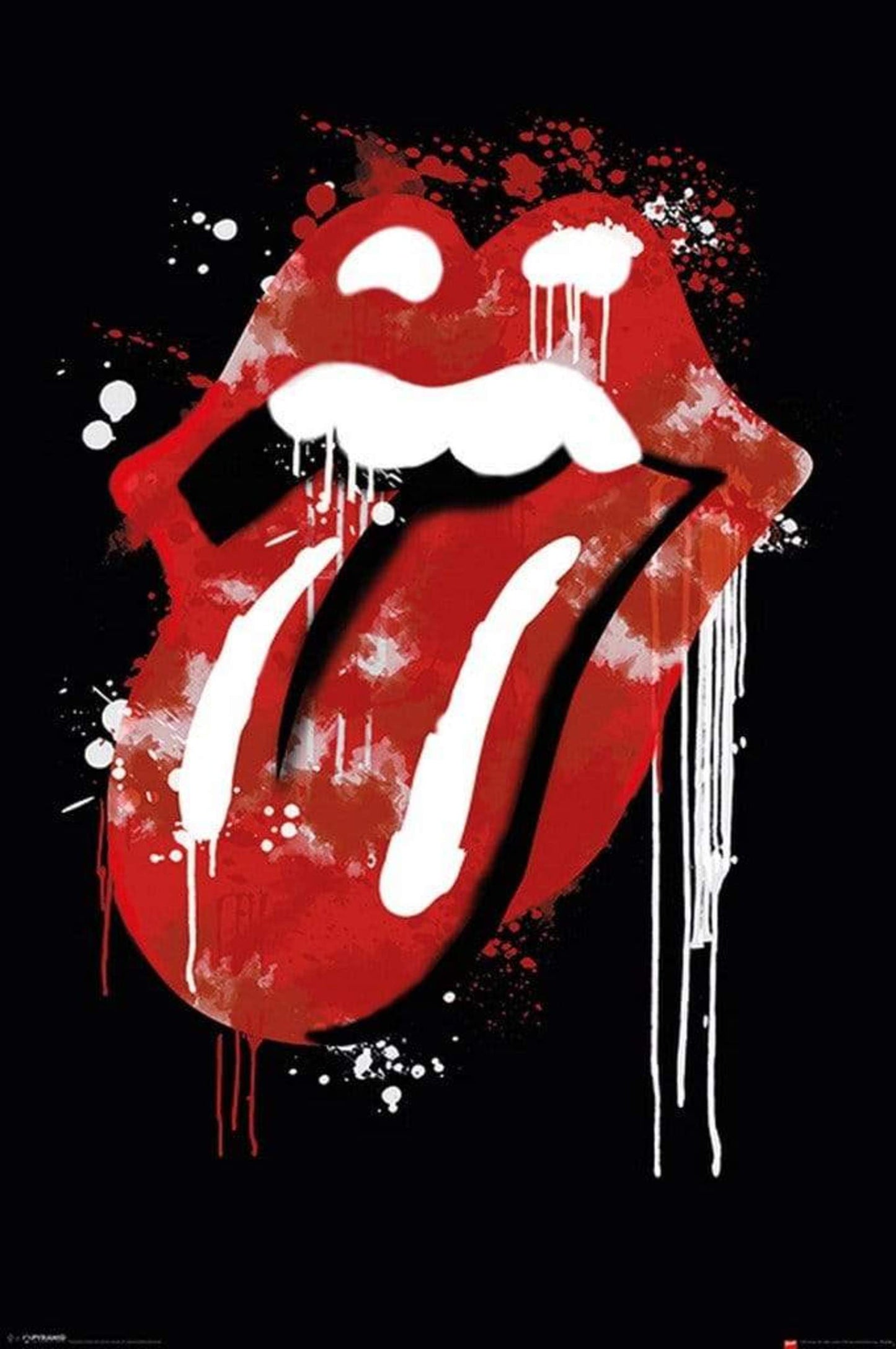 Poster The Rolling Stones - Graffiti Lips 61x91,5cm