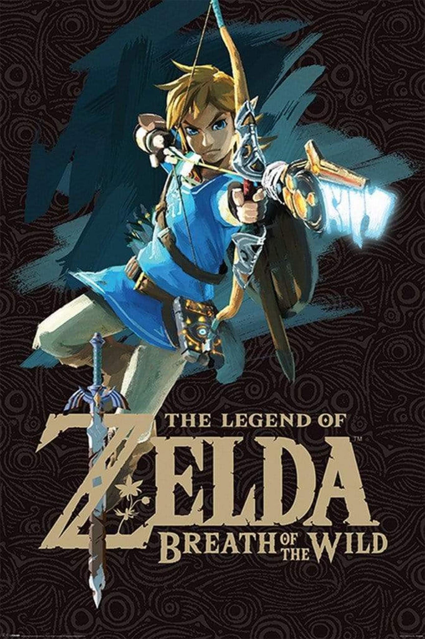 Poster The Legend of Zelda - Breath of the Wild Game Cover 61x91,5cm