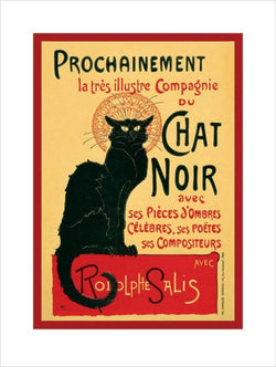 Affiche Art Chat Noir 60x80cm