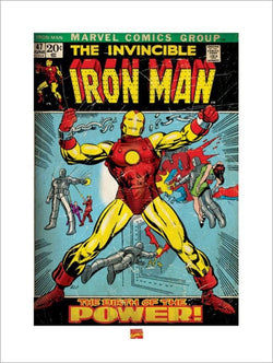 Affiche Art Iron Man - Birth of Power 60x80cm
