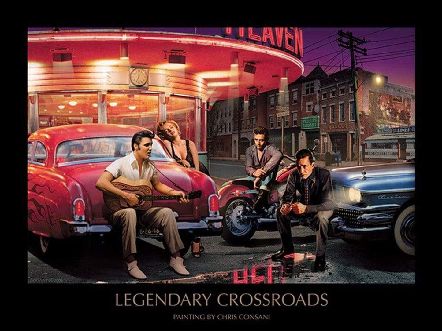 Affiche Art Chris Consani - Legendary Crossroads 80x60cm