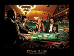 Affiche Art Chris Consani - Royal Flush 80x60cm