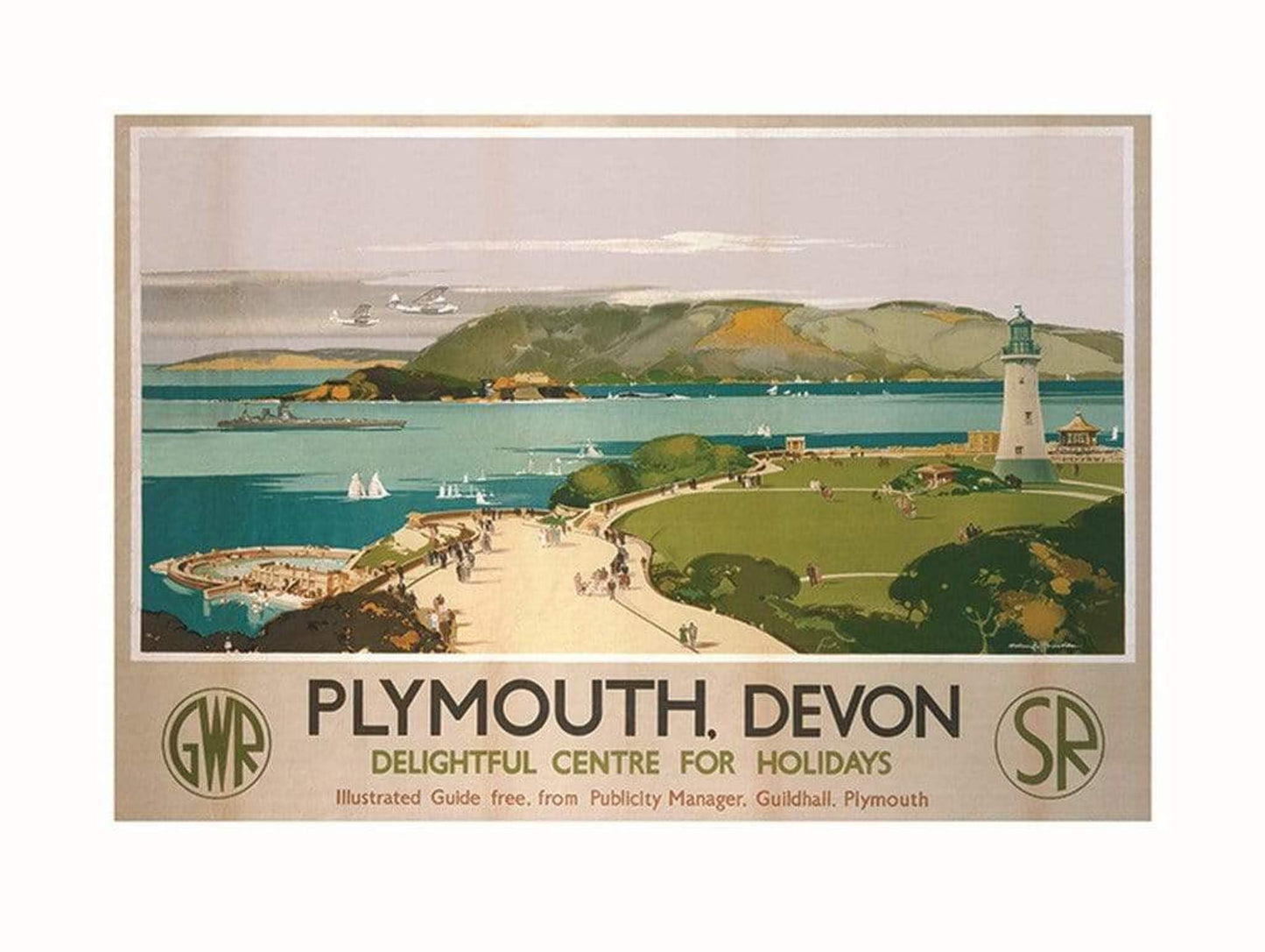 Affiche Art Plymouth 3 80x60cm