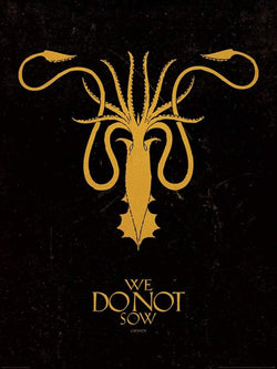Affiche Art Game of Thrones - Greyjoy 60x80cm
