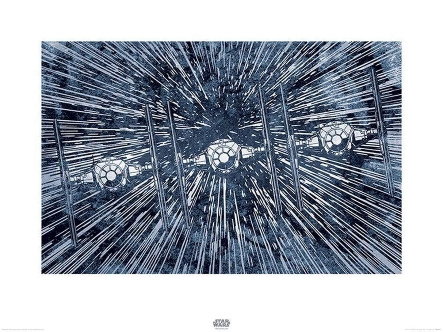 Affiche Art Star Wars - Episode VII TIE Fighters 80x60cm