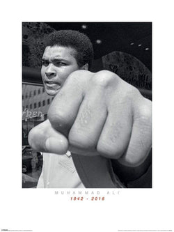 Affiche Art Muhammad Ali - Commemorative Punch 60x80cm