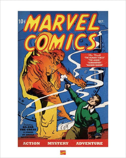 Affiche Art Human Torch 40x50cm