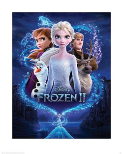 Affiche Art Frozen - 2 Magic 40x50cm