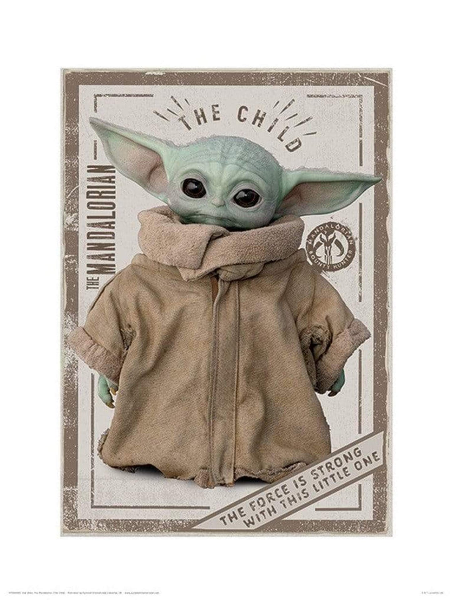 Star Wars - The Mandalorian - The Child Affiche Art 30x40cm