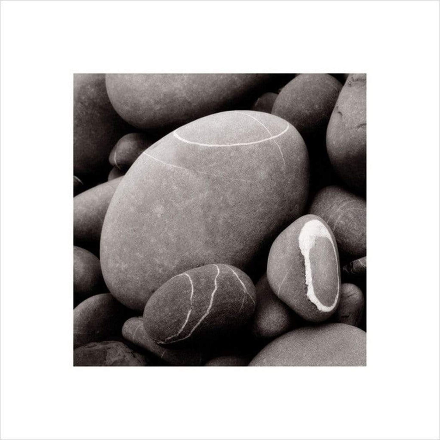 Affiche Art Smooth Pebbles 40x40cm