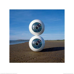 Affiche Art Pink Floyd - Pulse Eyeballs 40x40cm