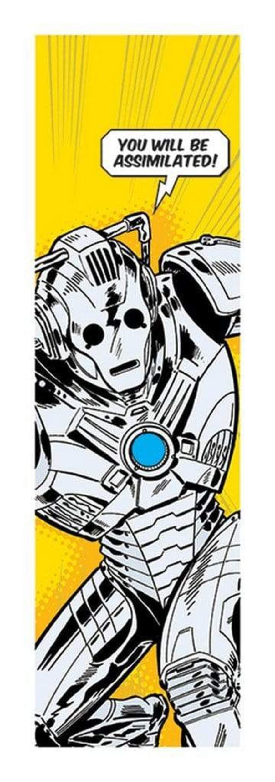 Affiche Art Doctor Who - Comic Cyberman 33x95cm