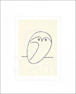 Affiche Art Pablo Picasso - Le Hibou 50x60cm