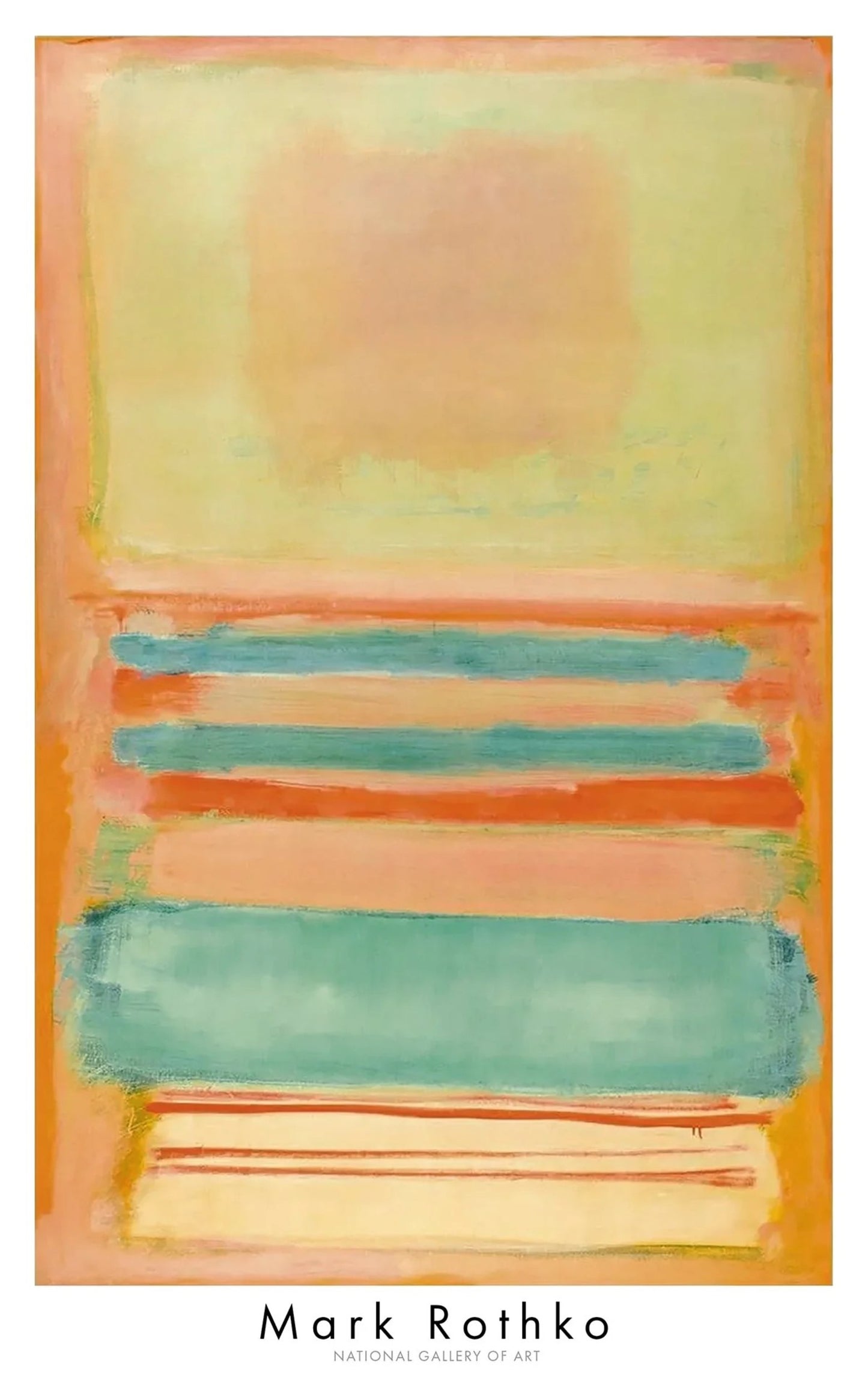 Affiche Art Mark Rothko No. 7 / No. 11 1949 63.5x101,5cm