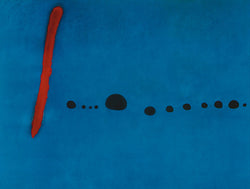 Affiche Art Joan Miro - Blue II, 4-3-61 80x60cm