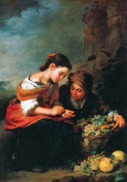 Affiche Art B.E. Murillo - Die kleine Obsthändlerin 48x69cm
