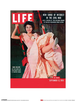 Affiche Art Time Life - Life Cover Joan Collins - 30x40cm
