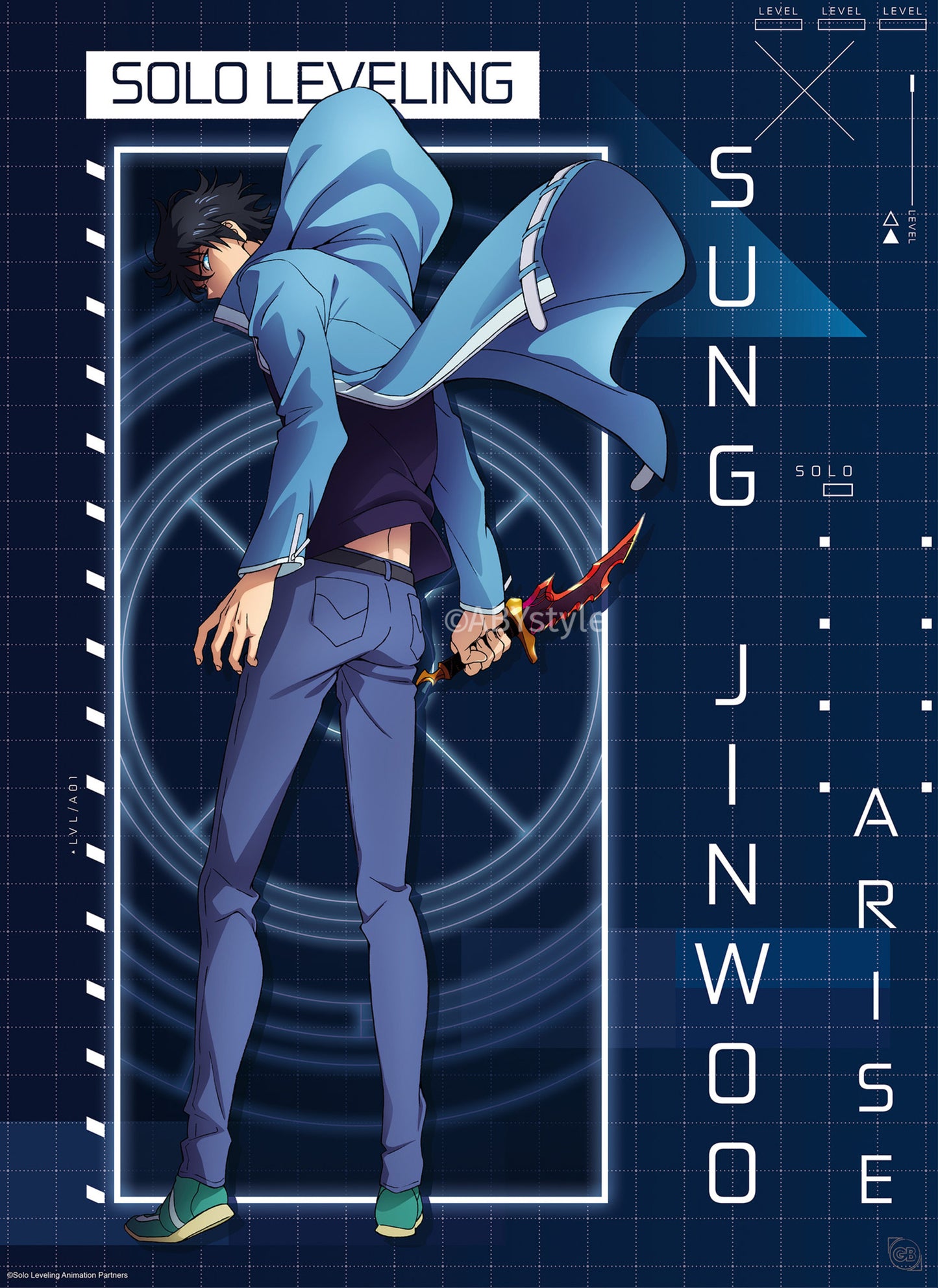 Poster Solo Leveling - Jinwoo Arise 61x91,5cm